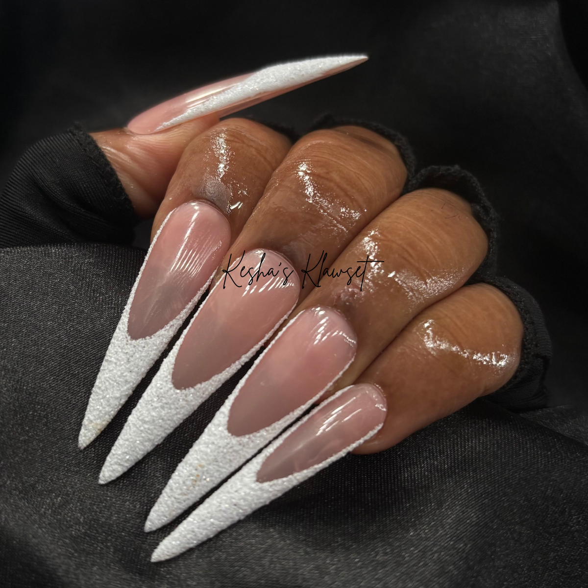 White Glitter Frenchie