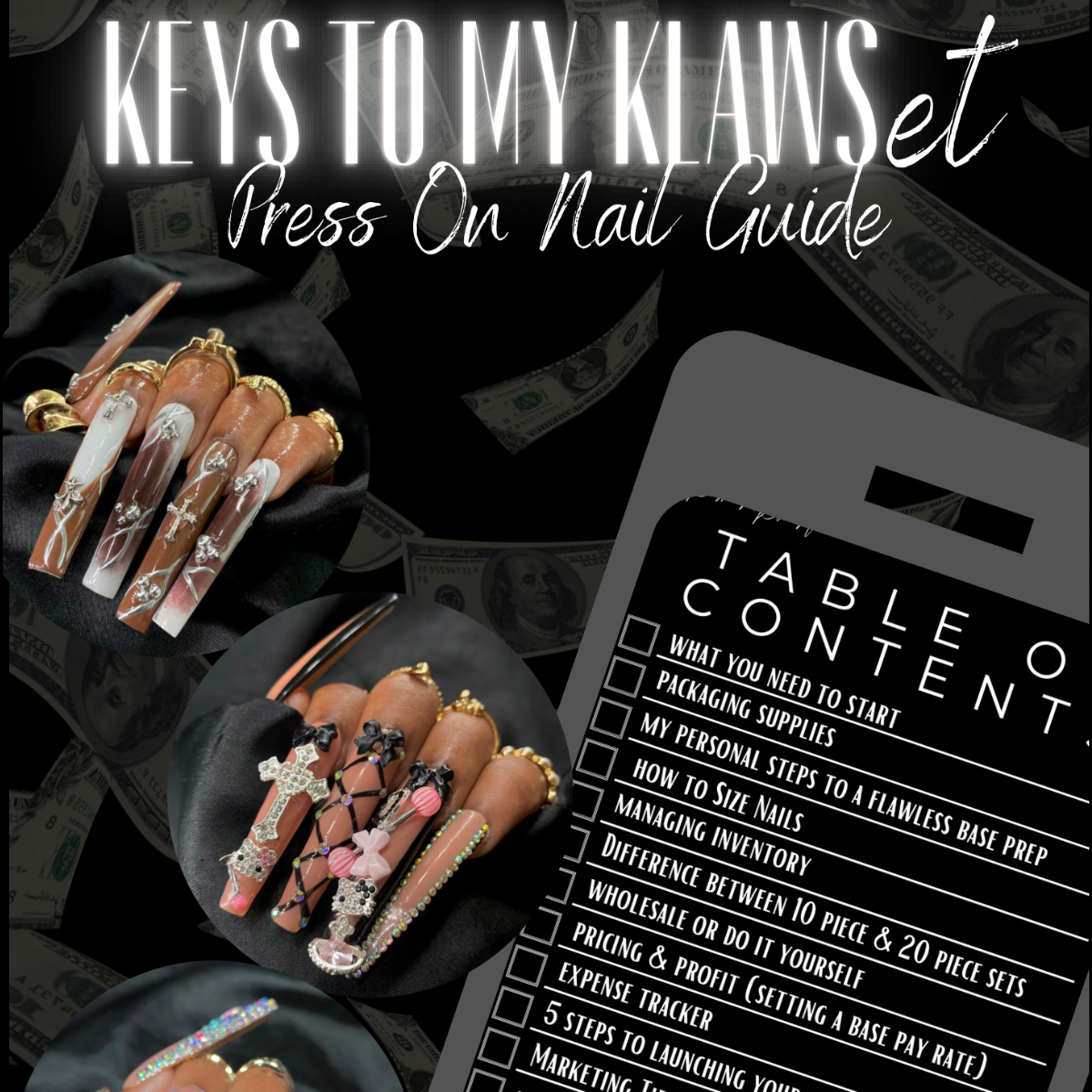 Keys To My KLAWSet (Press On Nail Guide & Virtual Course)