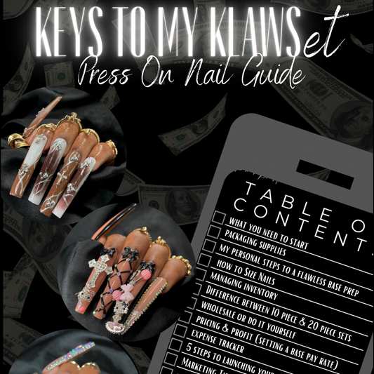 Keys To My KLAWSet (Press On Nail Guide & Virtual Course)